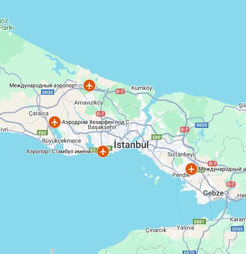 Интерактивная карта аэропорта стамбула